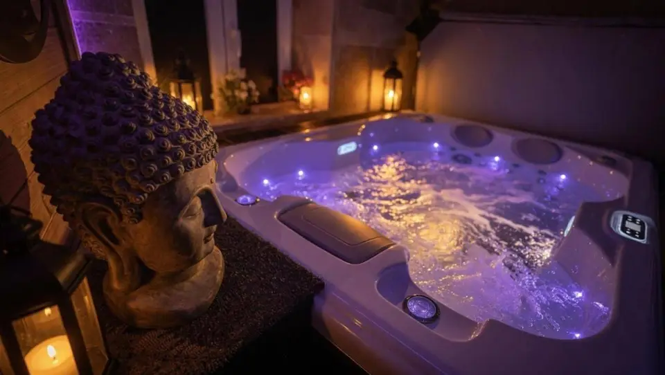 Love and Cote Love room avec jacuzzi et sauna prive